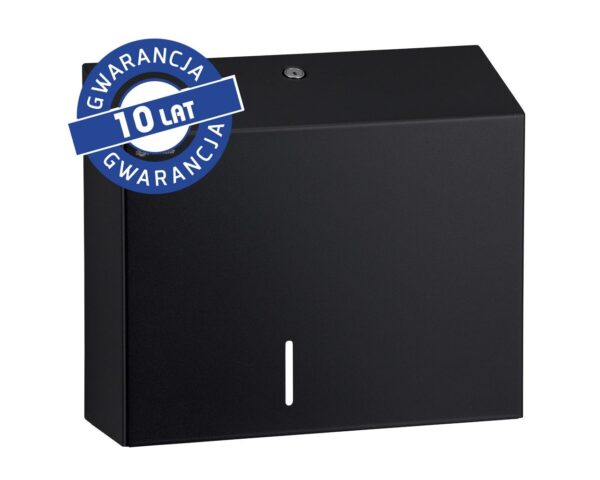 Pojemnik na papier toaletowy MERIDA STELLA DUO BLACK LINE z uchwytem na resztkę rolki papieru, średnica papieru do 20 cm, czarny Pojemnik na papier toaletowy MERIDA STELLA DUO BLACK LINE z uchwytem na resztkę rolki papieru, średnica papieru do 20 cm, czarny