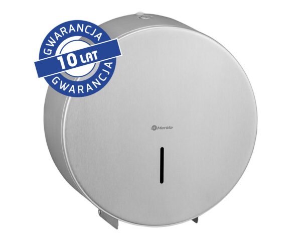 Pojemnik na papier toaletowy MERIDA STELLA MAXI, średnica papieru do 23 cm, stal matowa