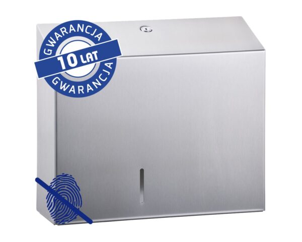 Pojemnik na papier toaletowy MERIDA STELLA Anti-FingerPrint MAXI, średnica popieru do 23 cm, stal matowa z powłoką AFP Pojemnik na papier toaletowy MERIDA STELLA Anti-FingerPrint MAXI, średnica popieru do 23 cm, stal matowa z powłoką AFP