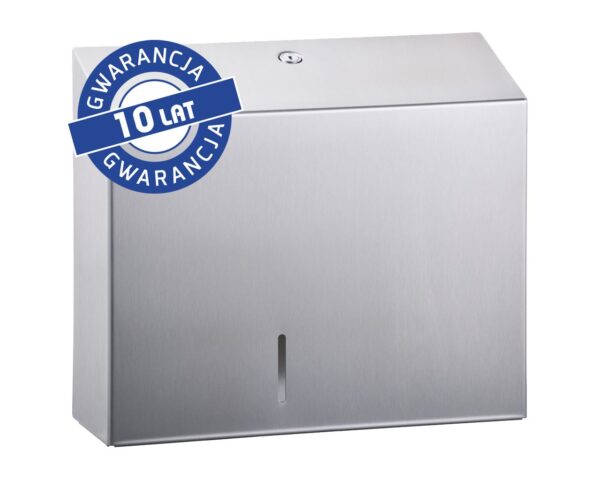 Pojemnik na papier toaletowy MERIDA STELLA DUO z uchwytem na resztkę rolki papieru, średnica papieru do 20 cm, stal matowa Pojemnik na papier toaletowy MERIDA STELLA DUO z uchwytem na resztkę rolki papieru, średnica papieru do 20 cm, stal matowa