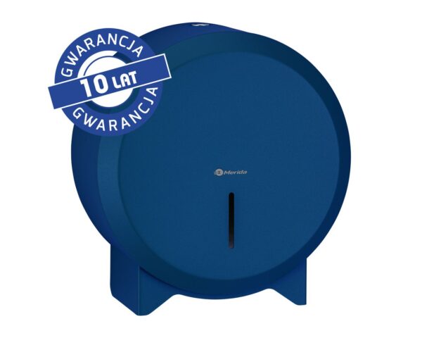 Pojemnik na papier toaletowy MERIDA STELLA BLUE LINE MINI, średnica papieru do 19 cm, niebieski