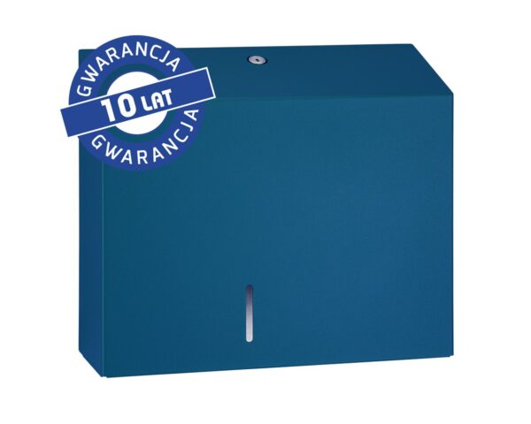 Pojemnik na papier toaletowy MERIDA STELLA DUO BLUE LINE z uchwytem na resztkę rolki papieru, średnica papieru do 20 cm, niebieski Pojemnik na papier toaletowy MERIDA STELLA DUO BLUE LINE z uchwytem na resztkę rolki papieru, średnica papieru do 20 cm, niebieski