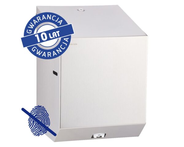 Pojemnik na ręczniki papierowe w rolach MERIDA STELLA MAXI Anti-FingerPrint, stal matowa z powłoką AFP Pojemnik na ręczniki papierowe w rolach MERIDA STELLA MAXI Anti-FingerPrint, stal matowa z powłoką AFP