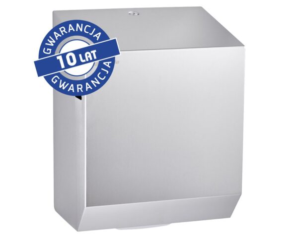Mechaniczny podajnik ręczników papierowych w rolach MERIDA STELLA AUTOMATIC MAXI, stal matowa Mechaniczny podajnik ręczników papierowych w rolach MERIDA STELLA AUTOMATIC MAXI, stal matowa