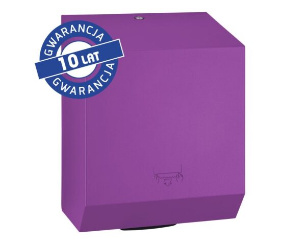 Mechaniczny podajnik ręczników papierowych w rolach MERIDA STELLA VIOLET LINE, fioletowy Mechaniczny podajnik ręczników papierowych w rolach MERIDA STELLA VIOLET LINE, fioletowy