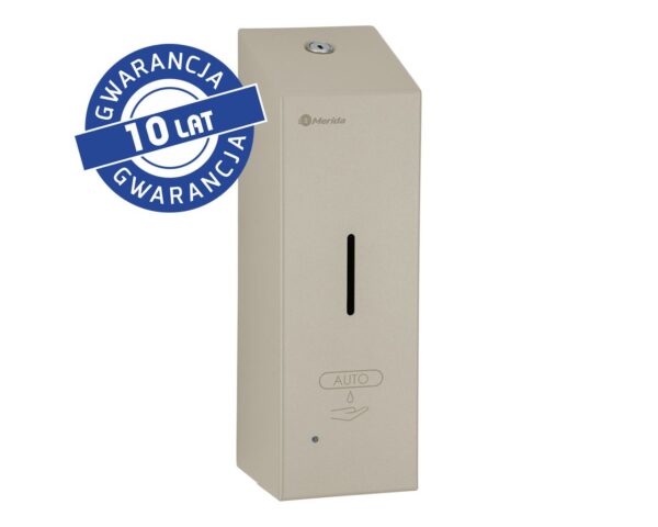 Bezdotykowy automatyczny dozownik mydła w pianie MERIDA STELLA AUTOMATIC SLIM SILK GREY LINE na jednorazowe wkłady 800 ml, szary jedwabisty Bezdotykowy automatyczny dozownik mydła w pianie MERIDA STELLA AUTOMATIC SLIM SILK GREY LINE na jednorazowe wkłady 800 ml, szary jedwabisty