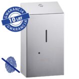 Bezdotykowy automatyczny dozownik mydła w pianie MERIDA STELLA AUTOMATIC Anti-FingerPrint na jednorazowe wkłady 1000 g, stal matowa z powłoką AFP