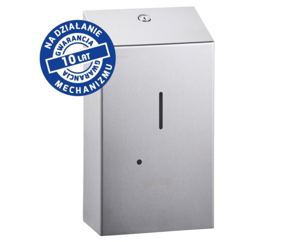 Bezdotykowy automatyczny dozownik mydła w pianie MERIDA STELLA AUTOMATIC, na jednorazowe wkłady 1000 g, stal matowa Bezdotykowy automatyczny dozownik mydła w pianie MERIDA STELLA AUTOMATIC, na jednorazowe wkłady 1000 g, stal matowa