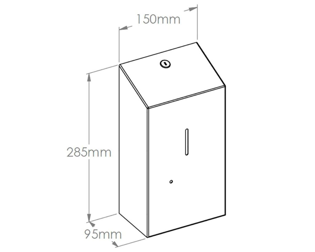 Bezdotykowy automatyczny dozownik mydła w pianie MERIDA STELLA AUTOMATIC STONE GREY LINE na jednorazowe wkłady 1000 g, szary kamienny