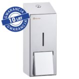 Dozownik mydła w pianie MERIDA STELLA MAXI, na jednorazowe wkłady 700 g z pompką spieniającą, stal polerowana