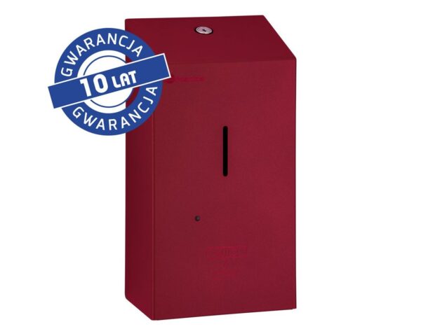 Bezdotykowy automatyczny dozownik mydła w pianie MERIDA STELLA AUTOMATIC RED LINE na jednorazowe wkłady 1000 g, czerwony Bezdotykowy automatyczny dozownik mydła w pianie MERIDA STELLA AUTOMATIC RED LINE na jednorazowe wkłady 1000 g, czerwony