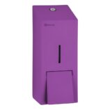 Dozownik mydła w płynie MERIDA STELLA VIOLET LINE MAXI, pojemność zbiornika 800 ml, fioletowy