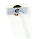 Dozownik mydła w płynie ścienny, STOŻEK, biały