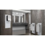 Biały panel ścienny duży, wymiary 900x347x2 mm