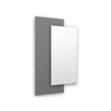 Szary panel ścienny duży, wymiary 900x347x2 mm