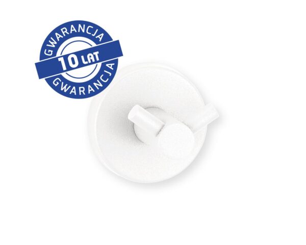 Wieszak podwójny MERIDA STELLA WHITE LINE, biały