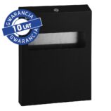 Pojemnik na podkładki na deskę sedesową MERIDA STELLA BLACK LINE, czarny