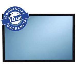 Lustro w ramie metalowej - czarnej MERIDA STELLA BLACK LINE, 40 x 60 cm