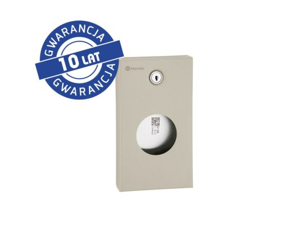 Pojemnik na torebki higieniczne MERIDA STELLA SILK GREY LINE, szary jedwabisty Pojemnik na torebki higieniczne MERIDA STELLA SILK GREY LINE, szary jedwabisty