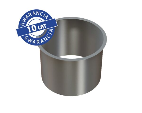 Kołnierz kosza nablatowy okrągły MERIDA STELLA, stal matowa