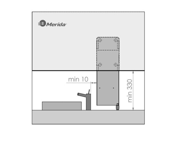 RUCHOMY KORPUS DO MONTAŻU DOZOWNIKA ZA LUSTREM RUCHOMY KORPUS DO MONTAŻU DOZOWNIKA ZA LUSTREM