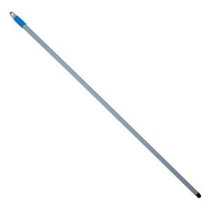 Kij do mopów sznurkowych i paskowych, z gwintem, biało-niebieski, 120 cm