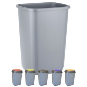 Kosz Quatro poj. 45 l, kolor srebrny