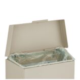 Kosz do damskich toalet MERIDA STELLA SILK GREY LINE 4,5 l, szary jedwabisty