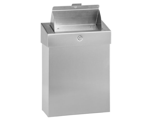 Kosz do damskich toalet MERIDA STELLA, pojemność 10 l, stal matowa Kosz do damskich toalet MERIDA STELLA, pojemność 10 l, stal matowa