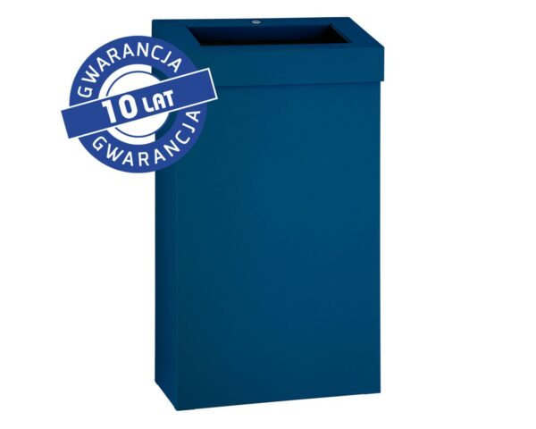 Kosz na odpady otwarty MERIDA STELLA SLIM BLUE LINE, pojemność 27 l, niebieski Kosz na odpady otwarty MERIDA STELLA SLIM BLUE LINE, pojemność 27 l, niebieski