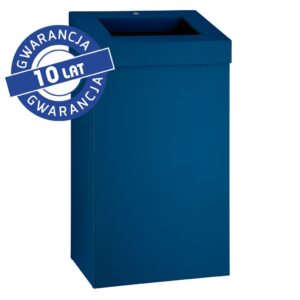 Kosz na odpady otwarty MERIDA STELLA BLUE LINE, pojemność 45 l, niebieski