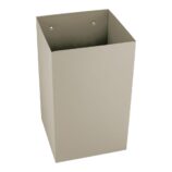 Kosz podblatowy na kółkach MERIDA STELLA SILK GREY LINE, pojemność 60 l, szary jedwabisty