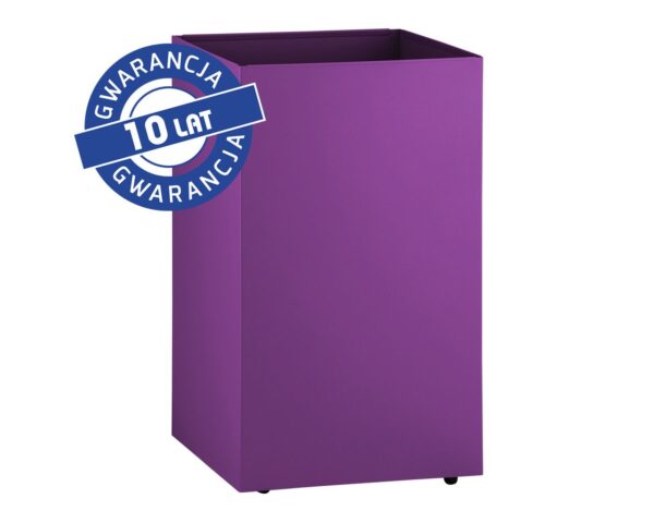 Kosz podblatowy na kółkach MERIDA STELLA VIOLET LINE, pojemność 60 l, fioletowy