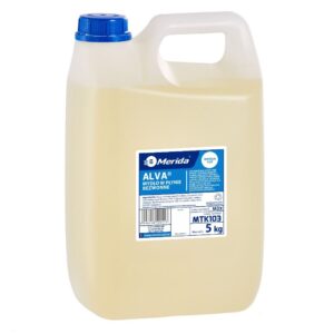 Specjalistyczne mydło w płynie dla przemysłu spożywczego MERIDA ALVA BEZWONNE słomkowe, kanister 5 kg, bez zapachu