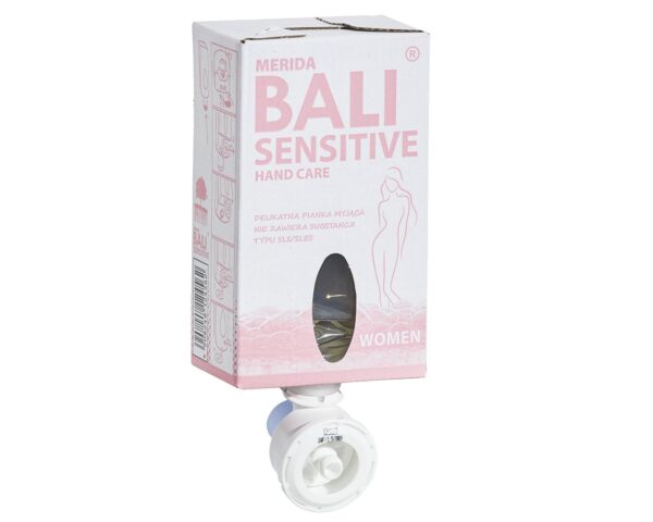 Mydło w pianie MERIDA BALI SENSITIVE WOMEN jednorazowy wkład 700 g, o urokliwym aromacie Mydło w pianie MERIDA BALI SENSITIVE WOMEN jednorazowy wkład 700 g, o urokliwym aromacie