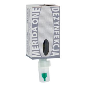 Mydło w pianie MERIDA ONE SANITINAS DEZYNFEKUJĄCE BEZWONNE, jednorazowy wkład 700 g, bez zapachu