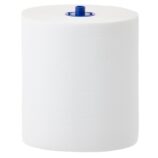 Ręczniki papierowe w roli z adaptorem MERIDA TOP AUTOMATIC MAXI, białe, średnica 19 cm, długości 300 m, jednowarstwowe, karton 6 rolek