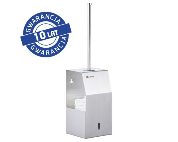 Szczotka do WC z uchwytem mocowanym do ściany, stal matowa Szczotka do WC z uchwytem mocowanym do ściany, stal matowa