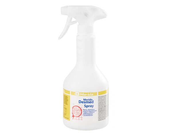 MERIDA DESMED SPRAY preparat dezynfekcyjno - myjący, butelka 600 ml ze spryskiwaczem