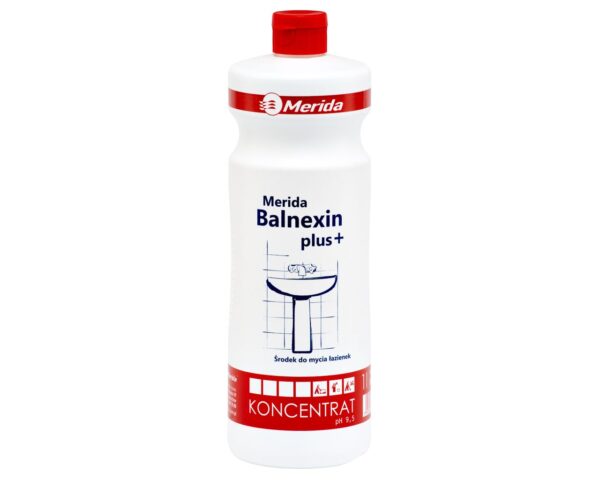 MERIDA BALNEXIN PLUS - alkaliczny środek do bieżącej pielęgnacji łazienek, butelka 1 l MERIDA BALNEXIN PLUS - alkaliczny środek do bieżącej pielęgnacji łazienek, butelka 1 l