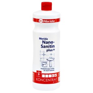 MERIDA NANO SANITIN PLUS środek do mycia i dezynfekcji pomieszczeń i urządzeń sanitarnych, butelka 1 l