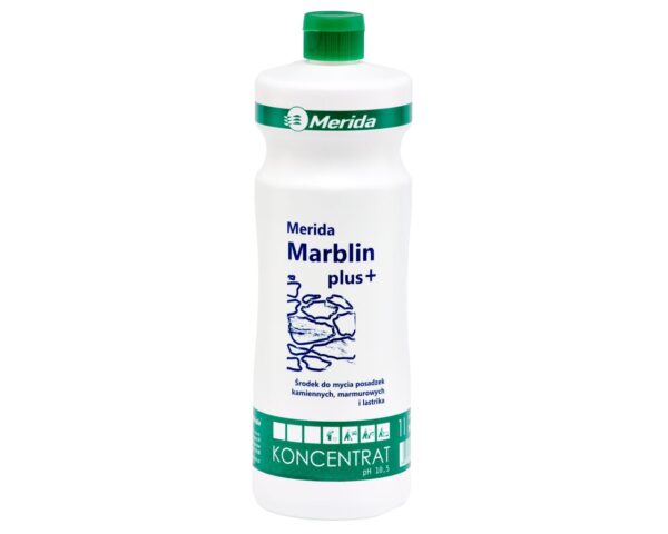 MERIDA MARBLIN PLUS środek do mycia podłóg z kamienia naturalnego i sztucznego, butelka 1 l MERIDA MARBLIN PLUS środek do mycia podłóg z kamienia naturalnego i sztucznego, butelka 1 l