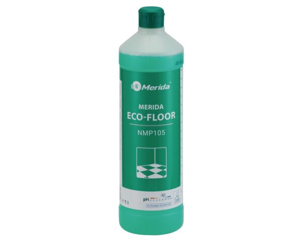 MERIDA ECO-FLOOR, ekologiczny środek do mycia podłóg wodoodpornych, butelka 1 l, ECOLABEL MERIDA ECO-FLOOR, ekologiczny środek do mycia podłóg wodoodpornych, butelka 1 l, ECOLABEL