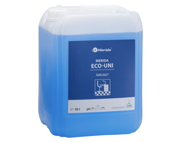 MERIDA ECO-UNI, ekologiczny, uniwersalny środek czyszczący, kanister 10 l, ECOLABEL MERIDA ECO-UNI, ekologiczny, uniwersalny środek czyszczący, kanister 10 l, ECOLABEL