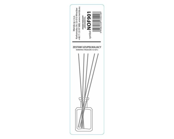 Zestaw uzupełniający - karafka i pałeczki (12 szt.) Zestaw uzupełniający - karafka i pałeczki (12 szt.)