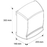 Suszarka do rąk MERIDA OPTIMA, stalowa, biała