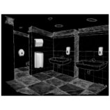 Pojemnik na papier toaletowy w listkach MERIDA UNIQUE PALACE LINE