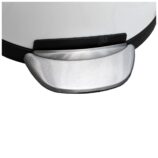 Kosz pedałowy TOP SILENT LUNA, pojemność 3 l, metalowy, biały