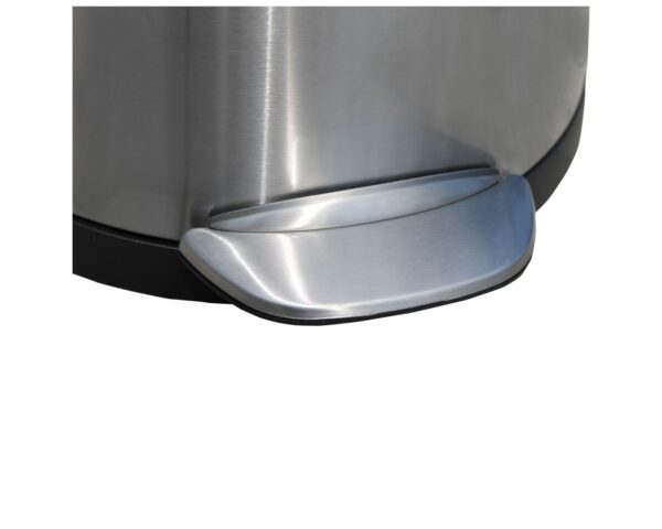 Kosz pedałowy TOP SILENT LUNA, pojemność 12 l, stal matowa Kosz pedałowy TOP SILENT LUNA, pojemność 12 l, stal matowa