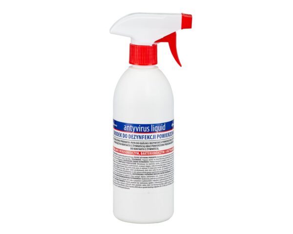 MERIDA ANTYVIRUS LIQUID środek do dezynfekcji rąk i powierzchni, butelka ze spryskiwaczem 500 ml MERIDA ANTYVIRUS LIQUID środek do dezynfekcji rąk i powierzchni, butelka ze spryskiwaczem 500 ml
